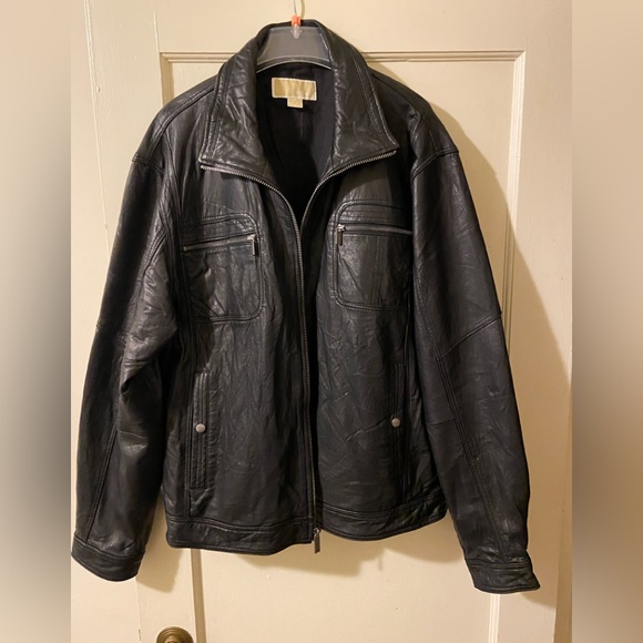 Michael Kors leather jacket - Picture 2 of 12
